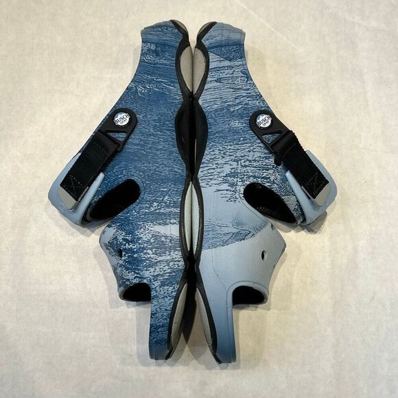 Busch Light x Crocs All-Terrain Sandals Mens Sz 14 Blue Beer Adjustable Open Toe main image 4